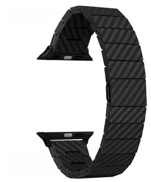 Браслет Pitaka Carbon Fiber Link серия Modern для Apple Watch 42/44/45mm