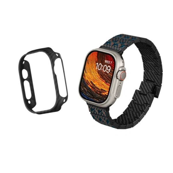 Браслет PITAKA Dreamland ChromaCarbon для Apple Watch 38/40/41/42/44/45/49mm (Stairs)